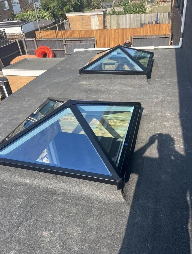 Complete re-roofing project with new slate tiles Birmingham
